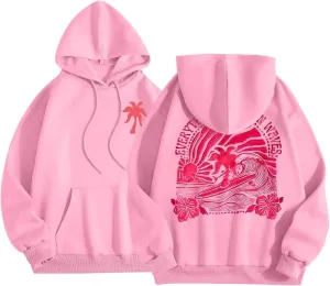 MOLERFO Women Y2k Graphic Hoodies Preppy Hoodie Oversized Sweatshirts Pullover Sweater Hooded