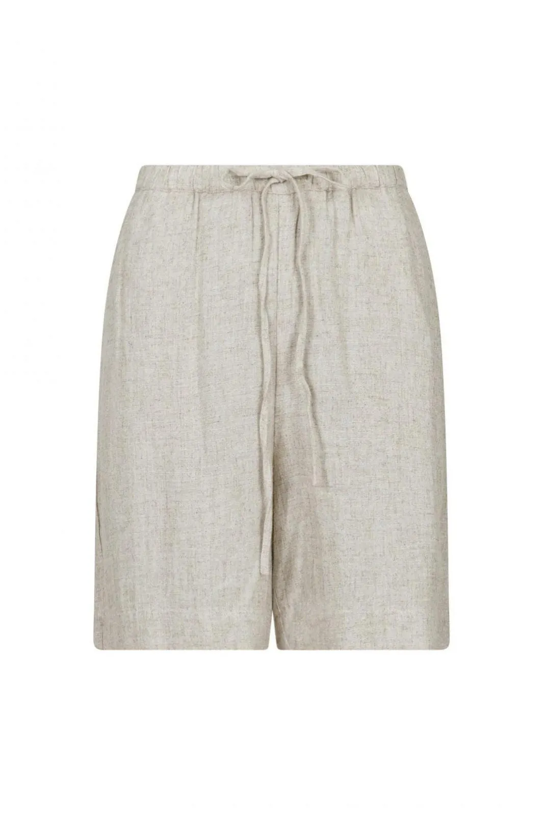Neo Noir - Santo Soft Linen Shorts - Natural
