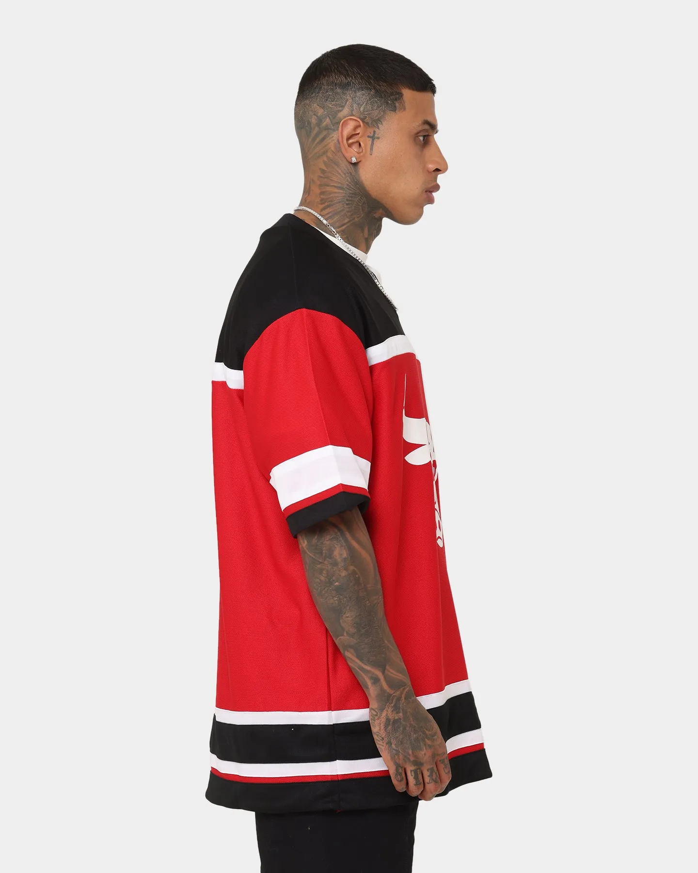 New Era Chicago Bulls V Mesh Jersey Red