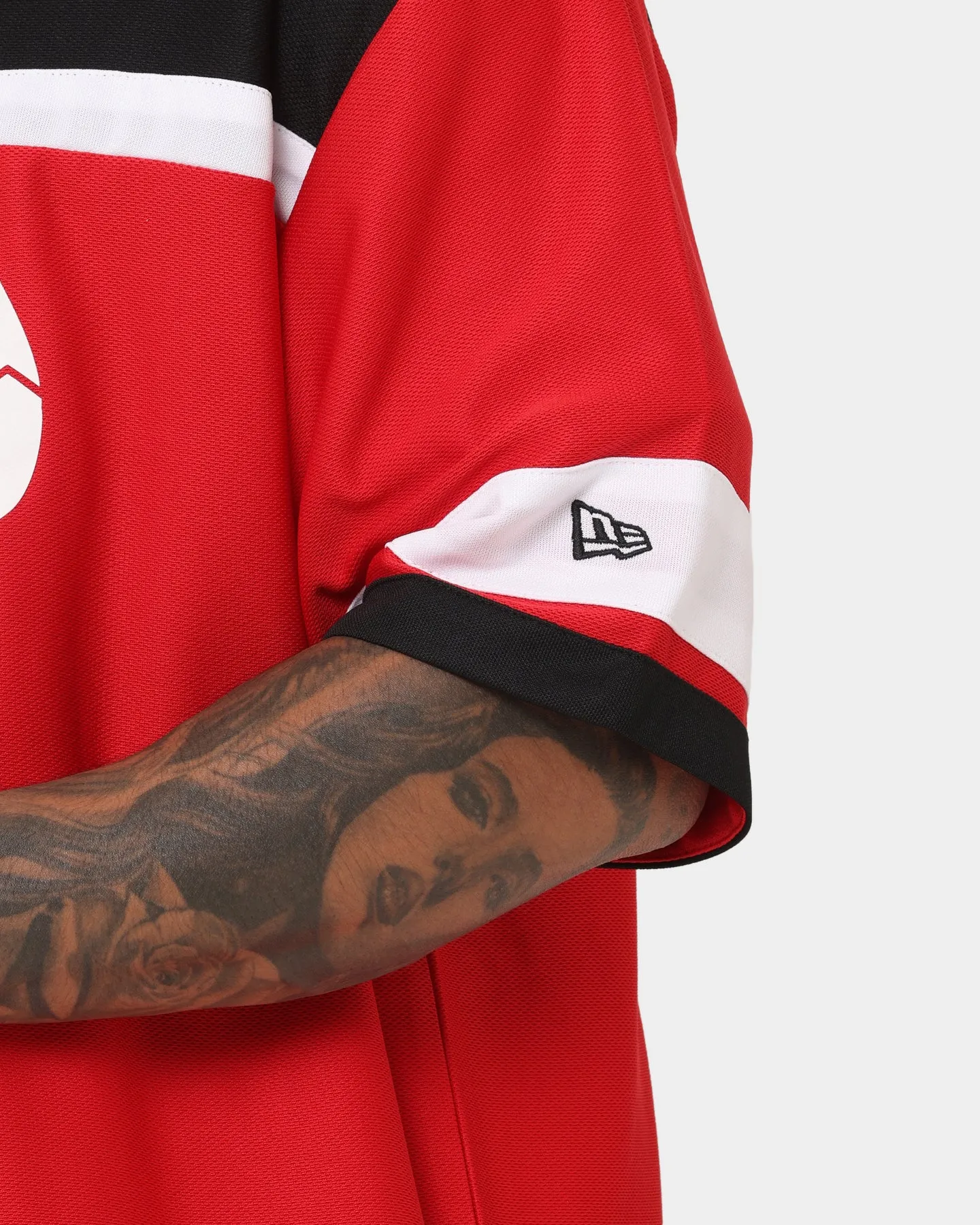 New Era Chicago Bulls V Mesh Jersey Red
