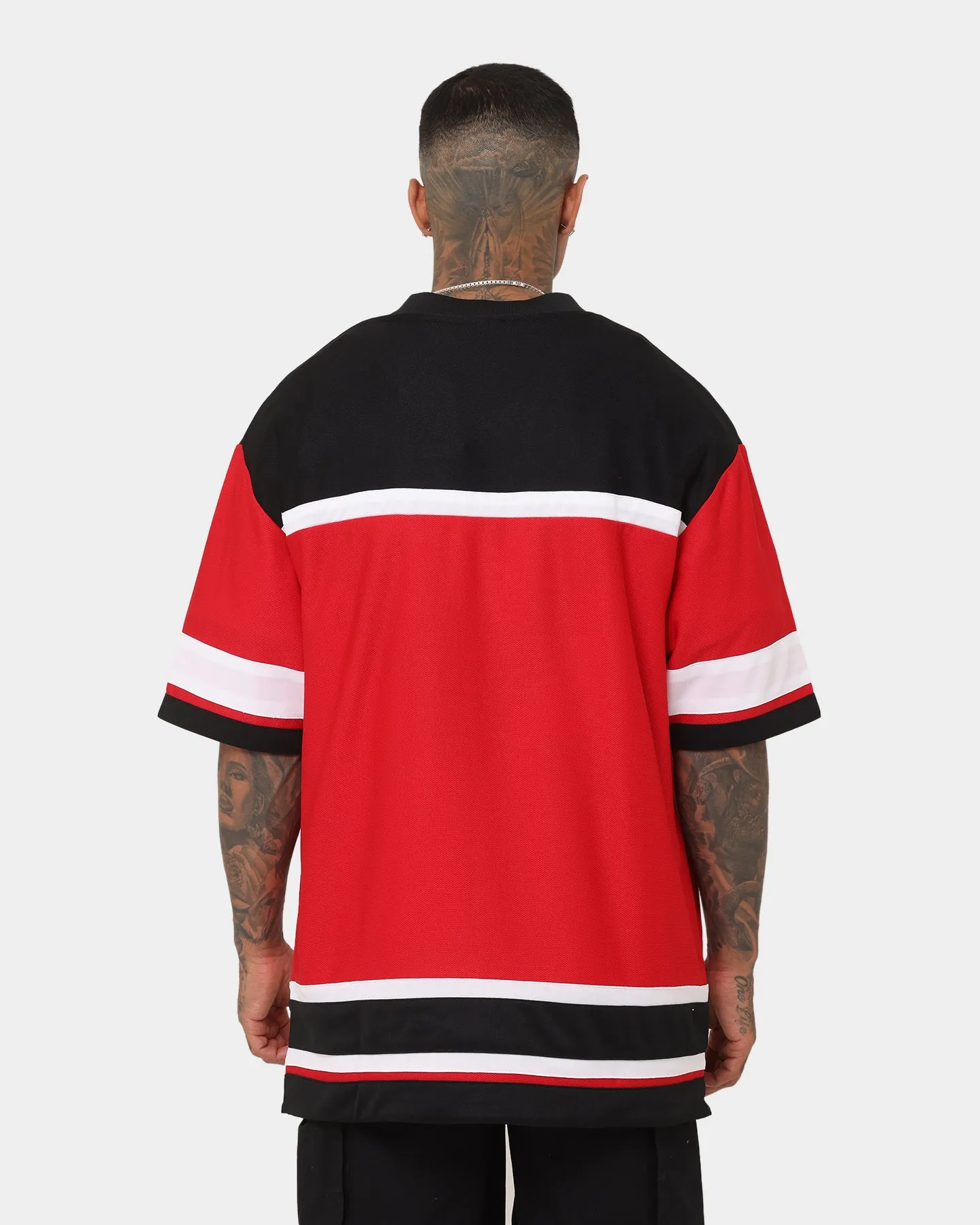 New Era Chicago Bulls V Mesh Jersey Red