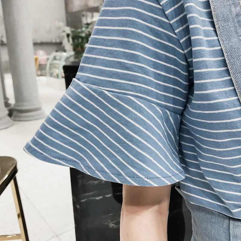 Niche Trendy Couple Summer Short Sleeve T-Shirt Korean INS Popular Elegant Dress Sets