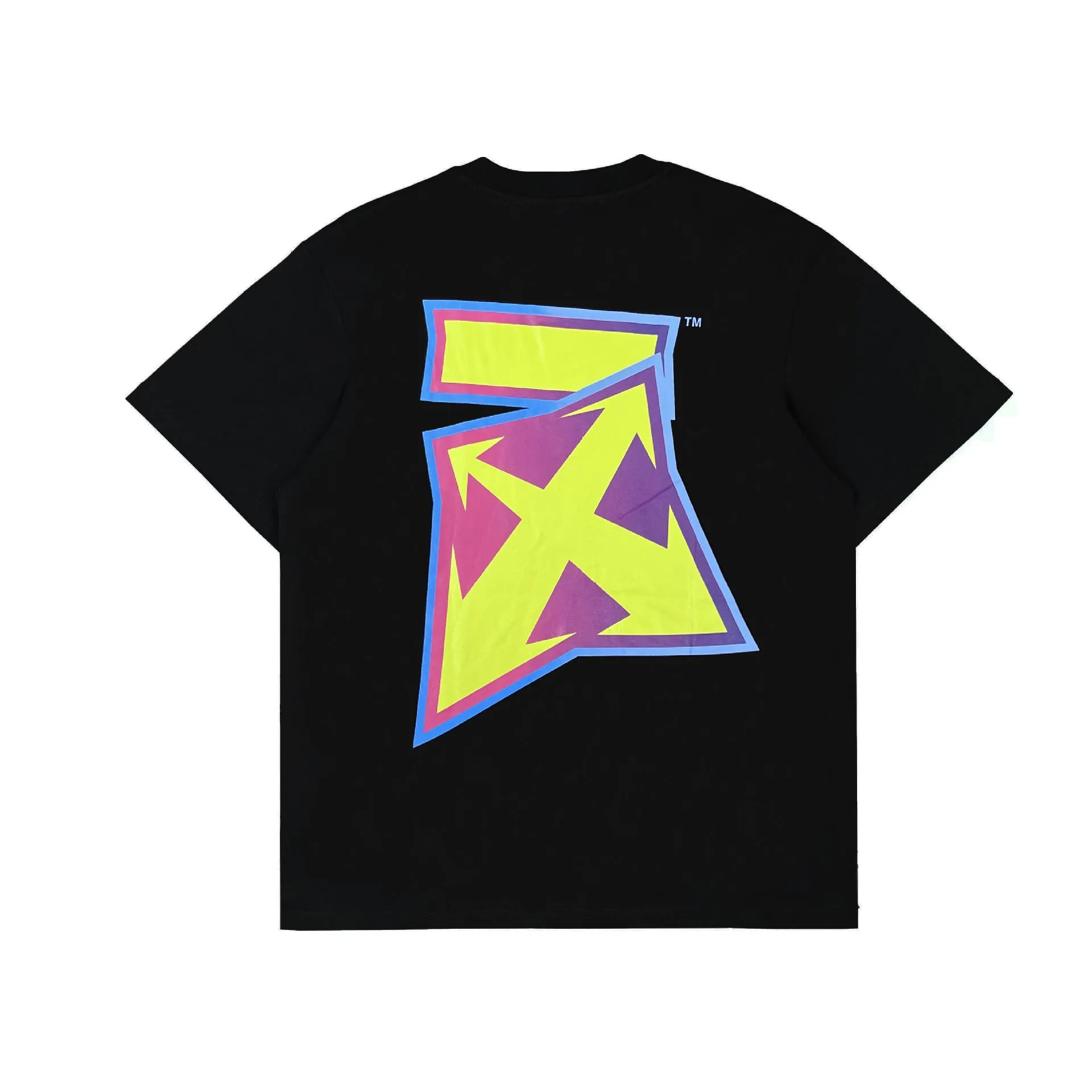 Off Whtie T Shirts Lightning Arrow Male And Female Trendy Brand Short Sleeve