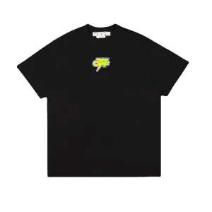Off Whtie T Shirts Lightning Arrow Male And Female Trendy Brand Short Sleeve