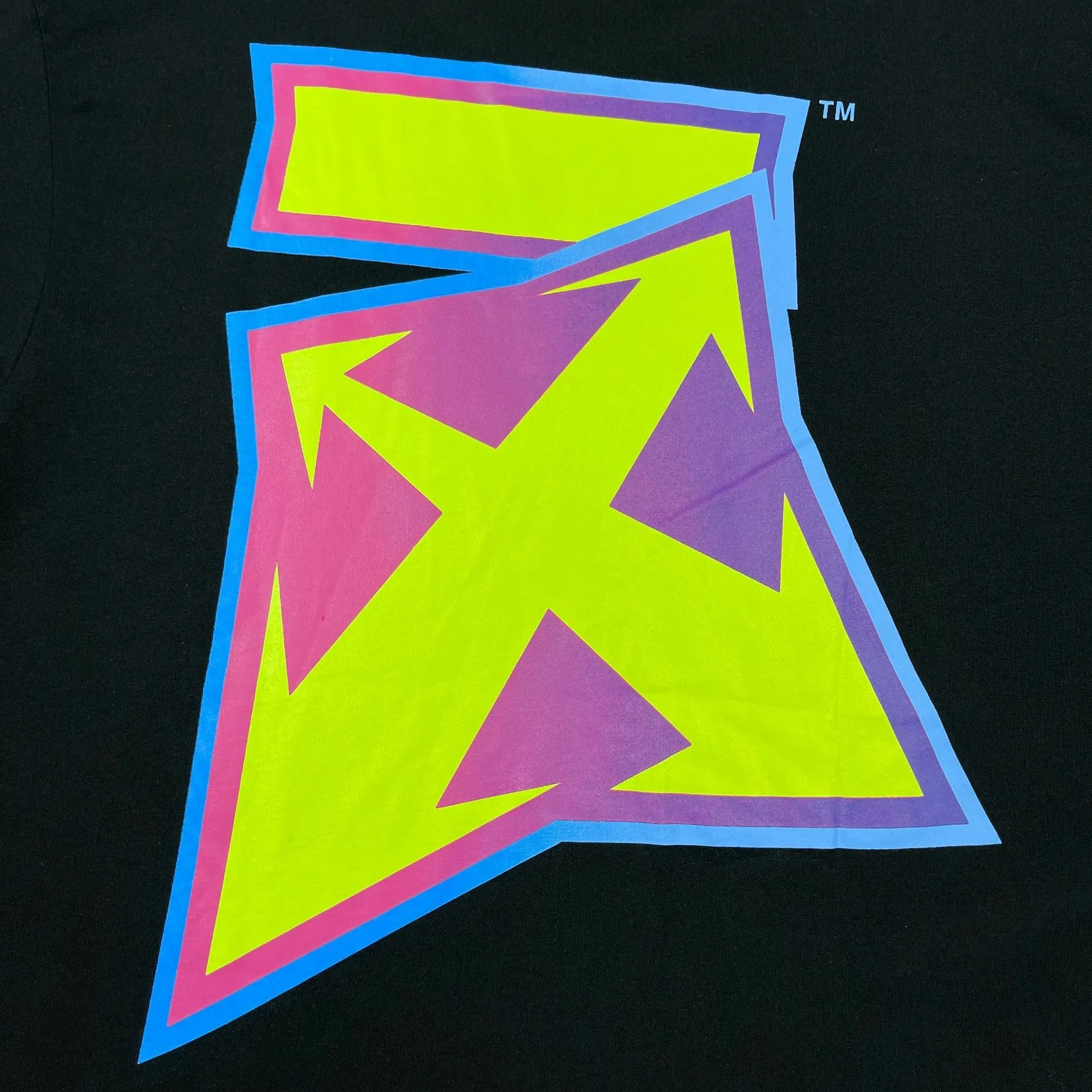 Off Whtie T Shirts Lightning Arrow Male And Female Trendy Brand Short Sleeve