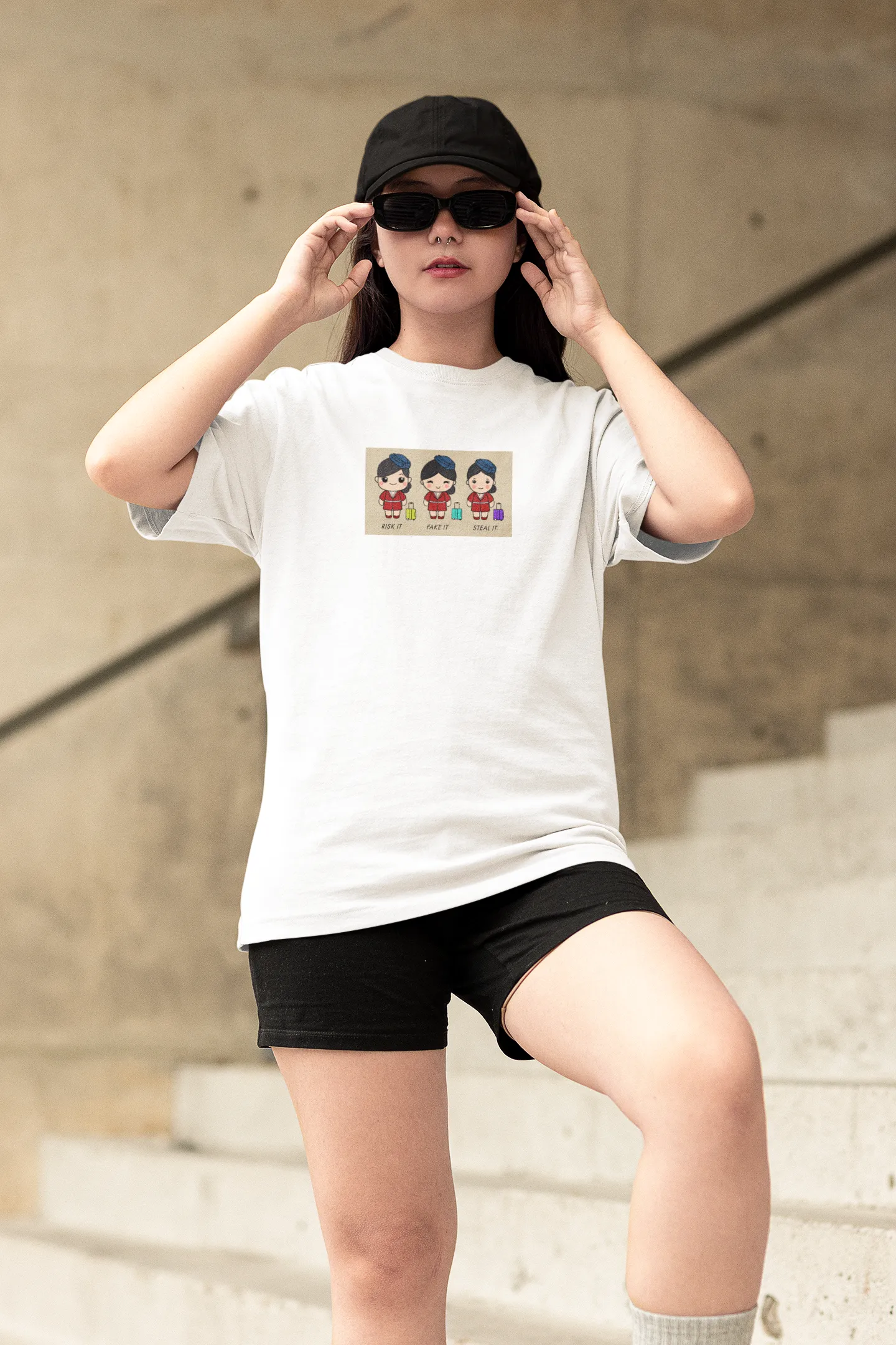 Official Crew Minime's Graphic Oversize T-shirt