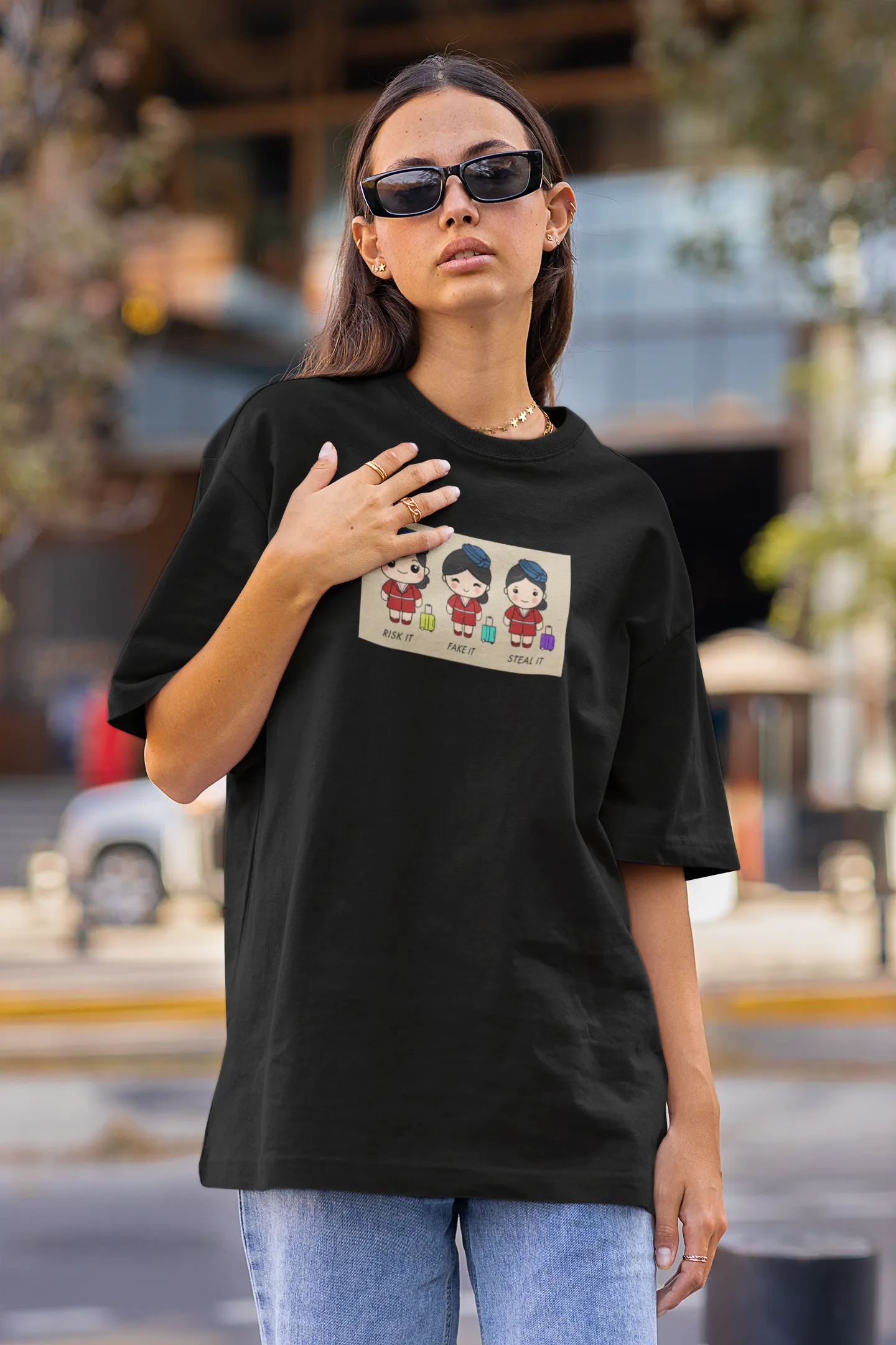 Official Crew Minime's Graphic Oversize T-shirt