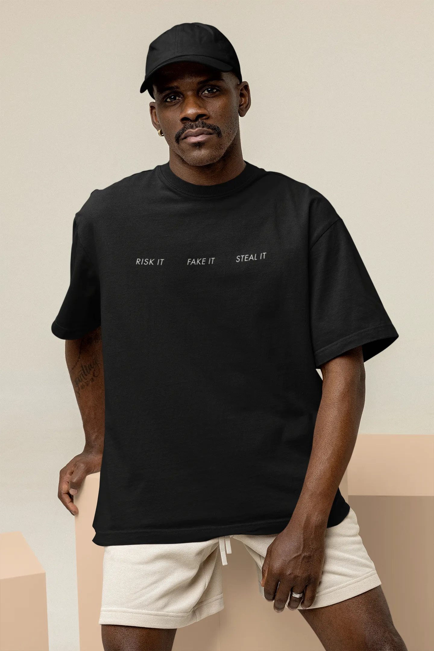 Official Crew Typography Oversize T-shirt