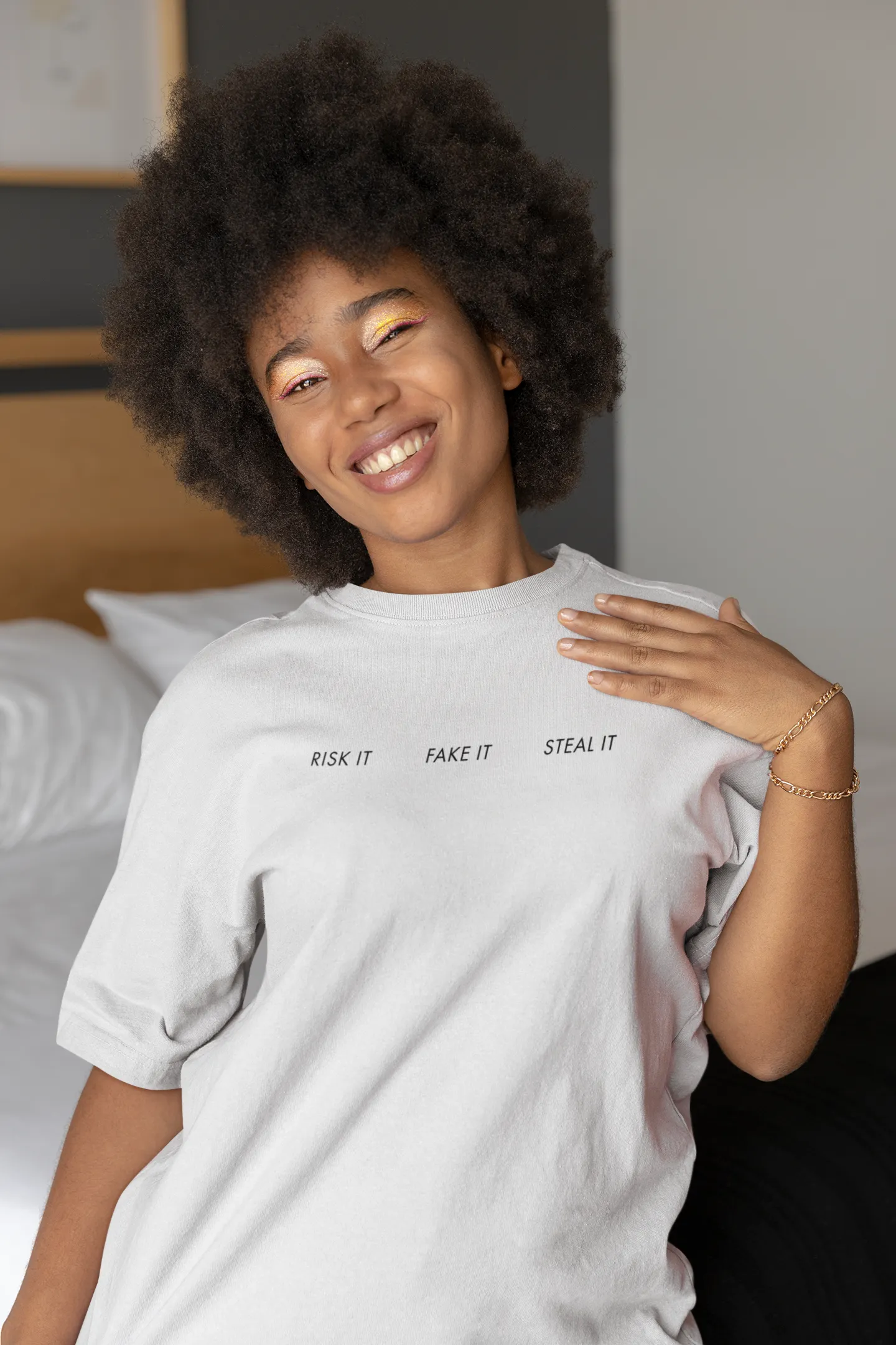 Official Crew Typography Oversize T-shirt