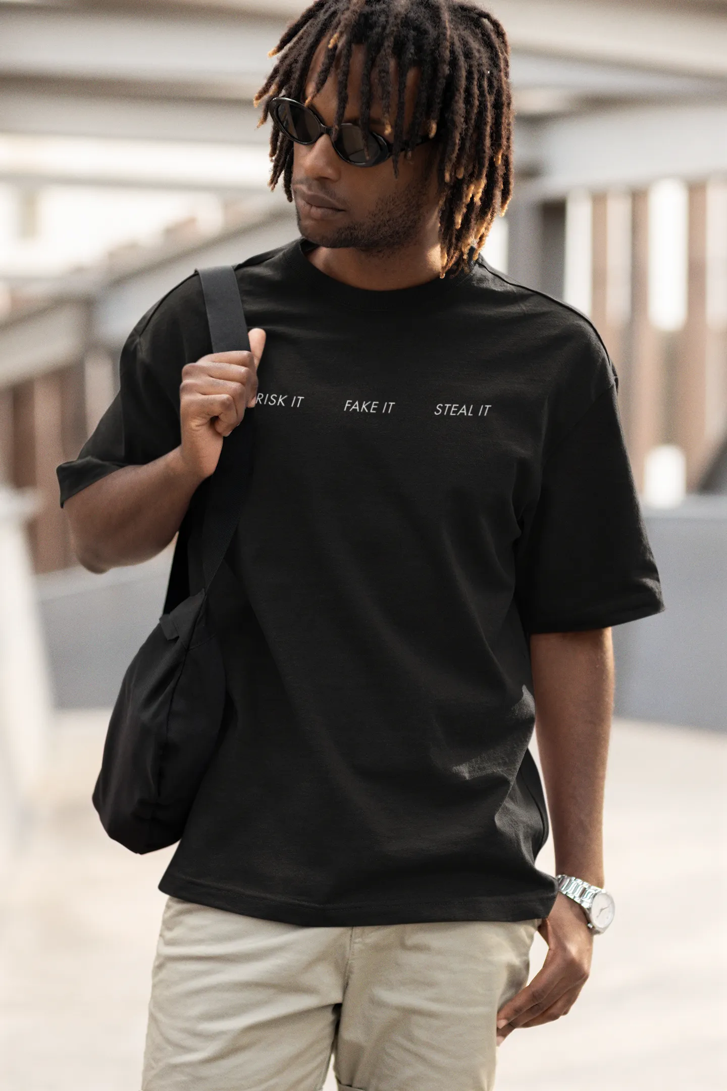 Official Crew Typography Oversize T-shirt