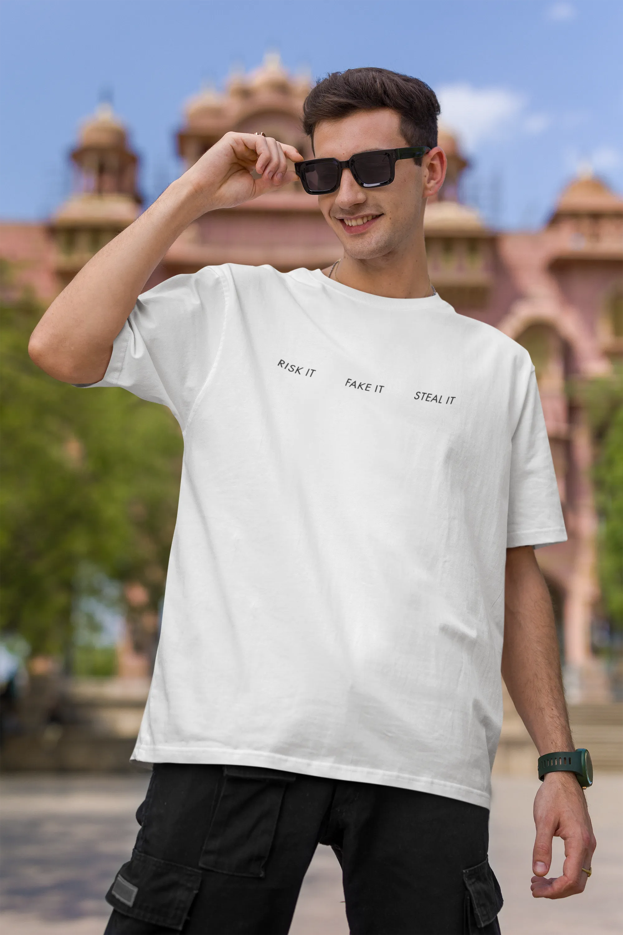 Official Crew Typography Oversize T-shirt