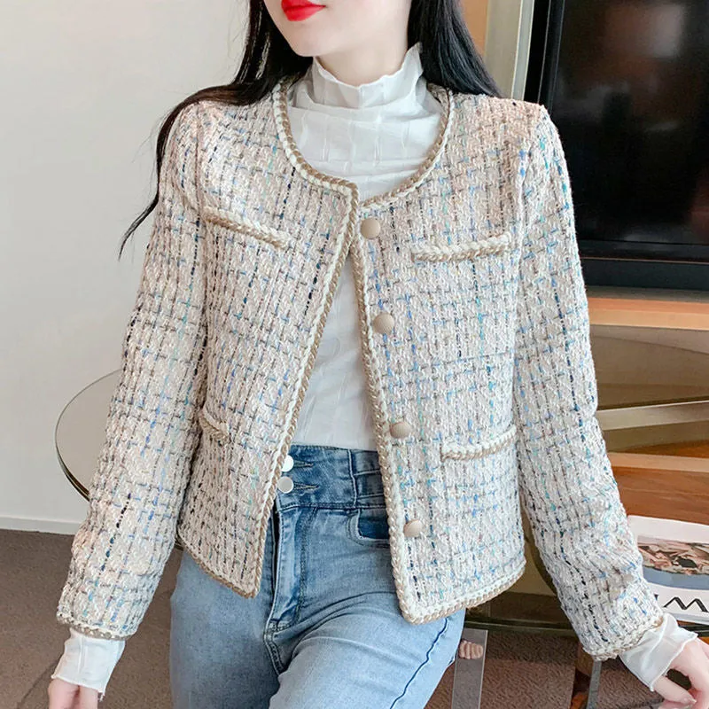 Pankh Alexa Tweed Formal Short Blazer