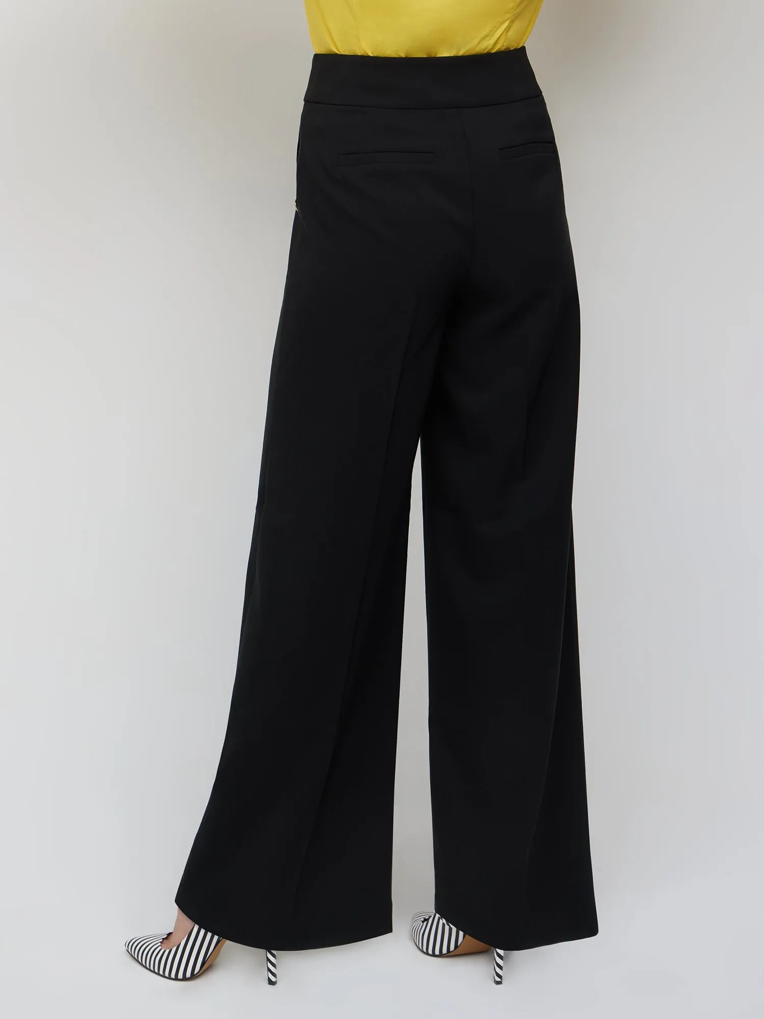 Petite Super High-Waisted Sailor Wide-Leg Pant