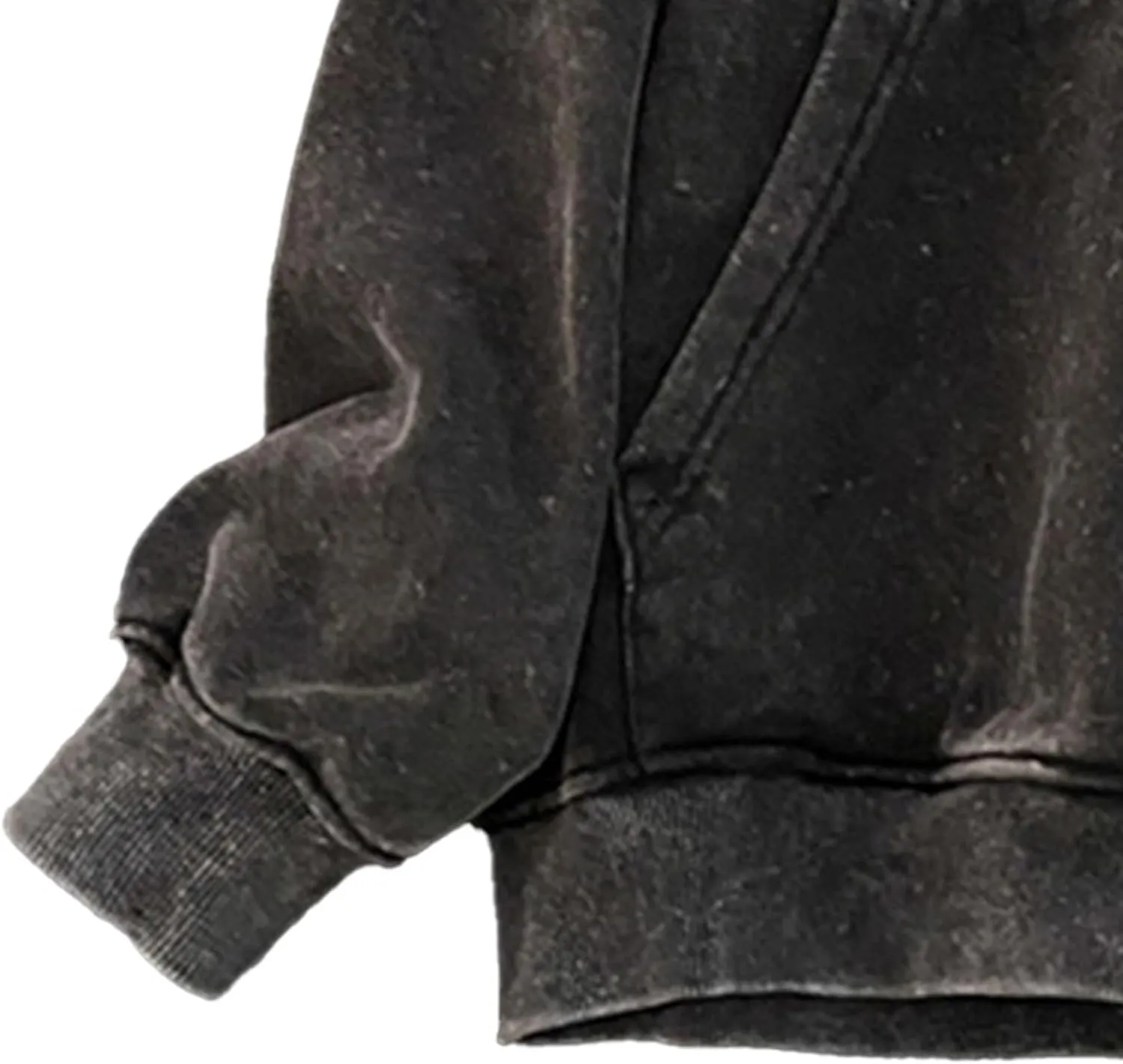 Retro Washed Hoodies Mens Distressed Hoodie Sweatshirt Graphic Heavyweight Pullover Sweatshirt