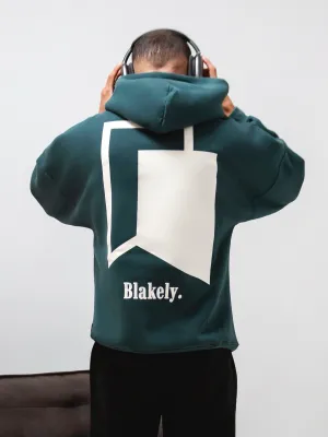 Revolve Relaxed Hoodie - Teal Green
