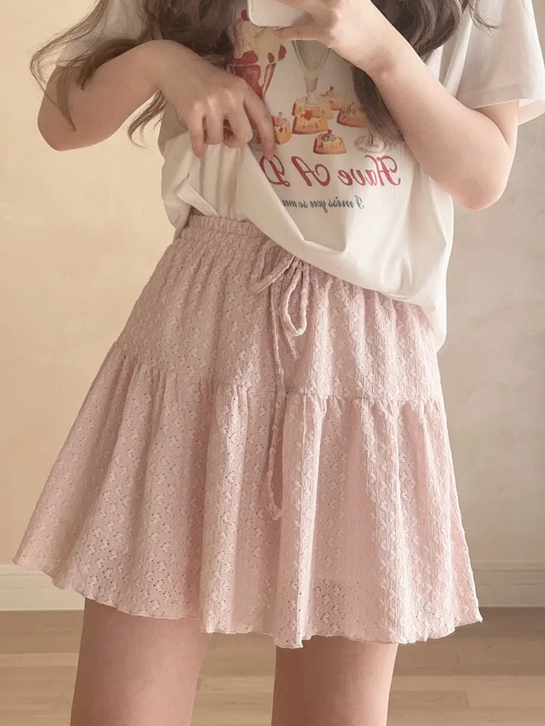 Sakura Aroma Heart Mini Skirt