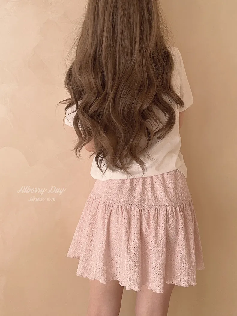 Sakura Aroma Heart Mini Skirt