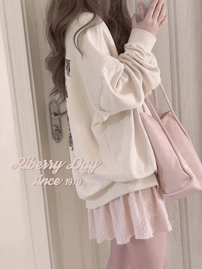 Sakura Aroma Heart Mini Skirt