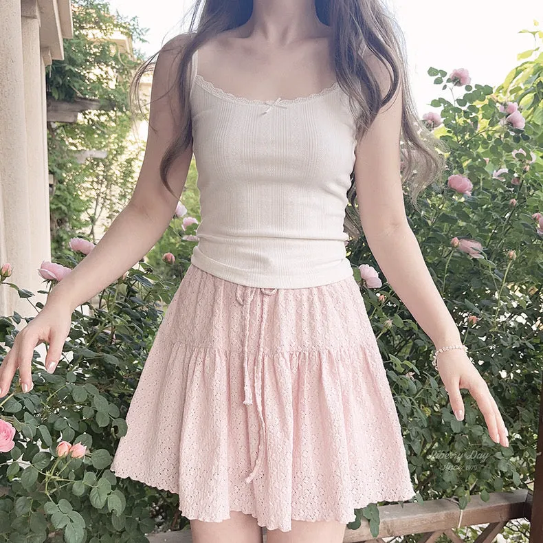 Sakura Aroma Heart Mini Skirt