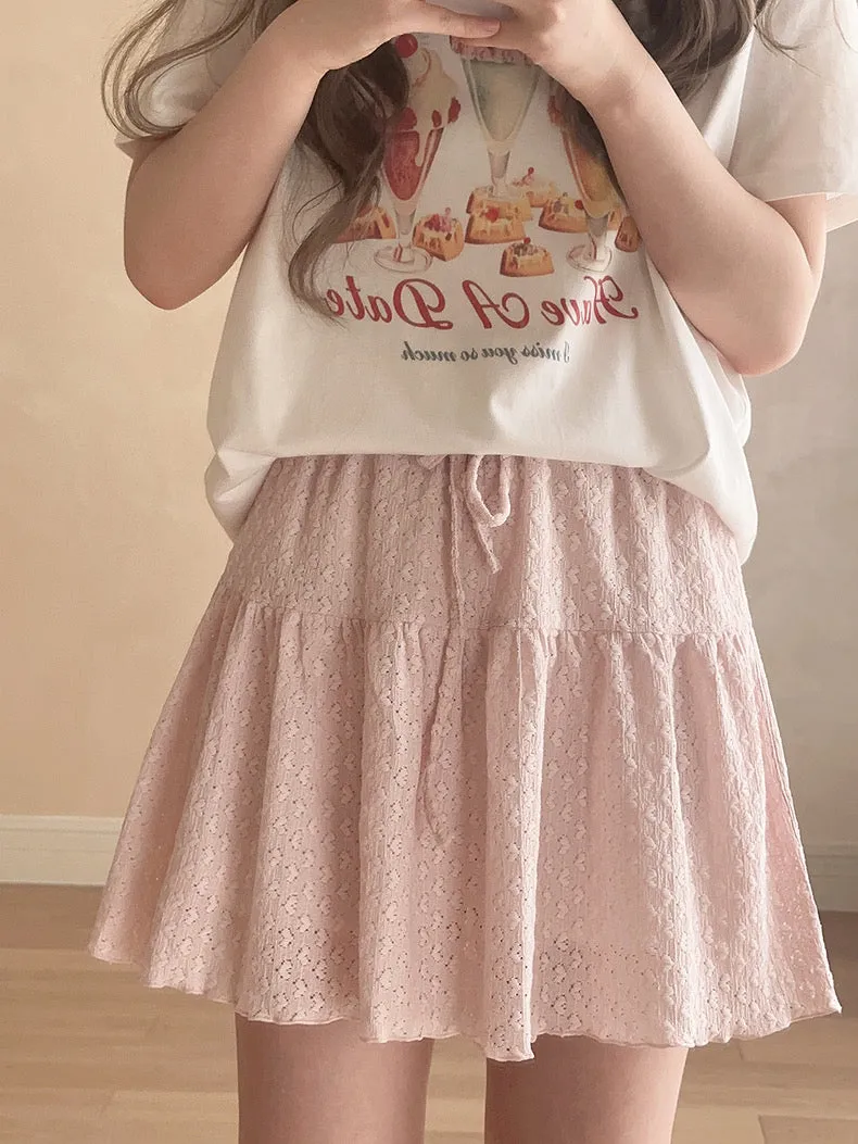 Sakura Aroma Heart Mini Skirt