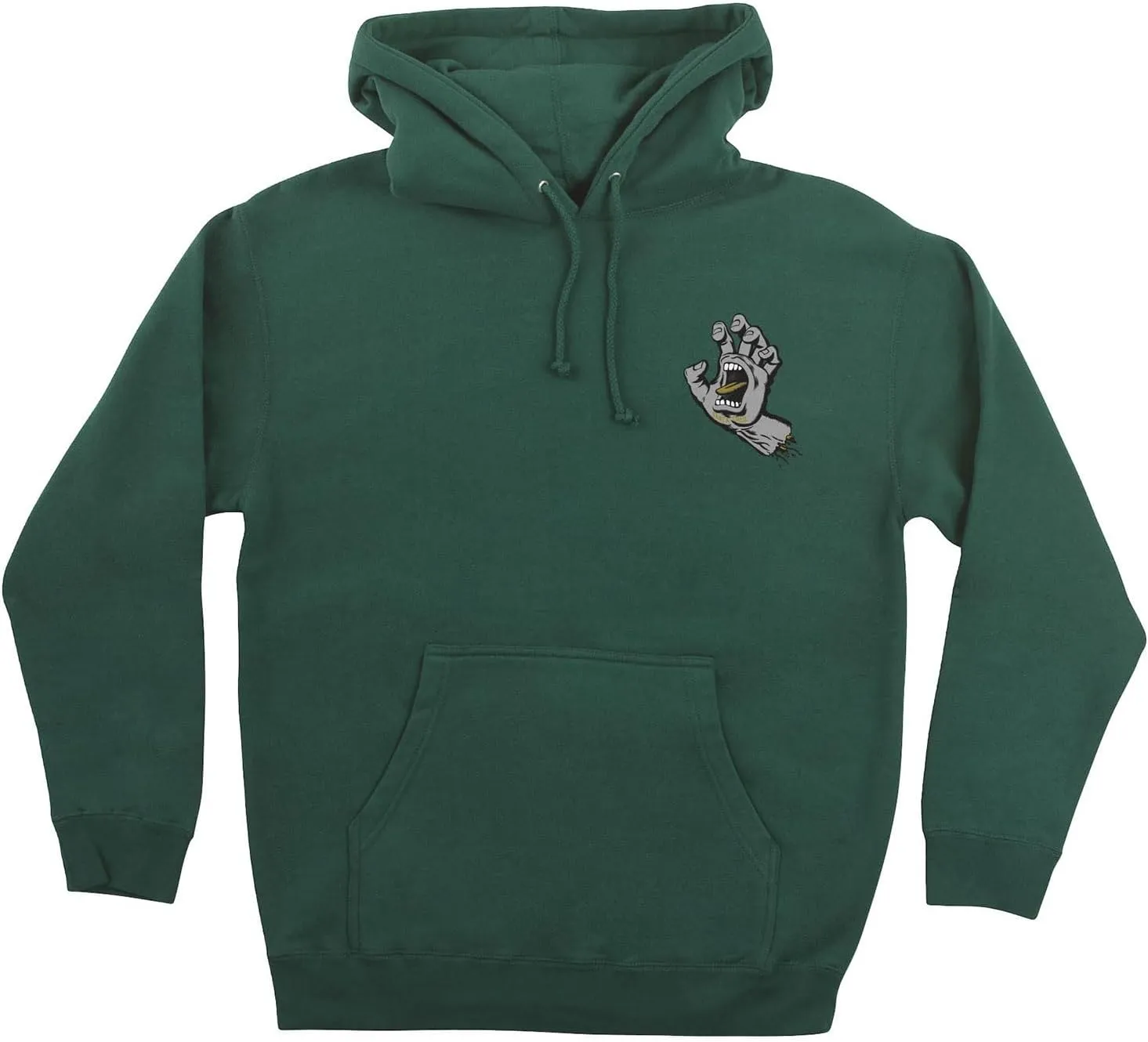 SANTA CRUZ Men's Pullover Hooded Sweatshirt Screaming Hand Skate Sweatshirt