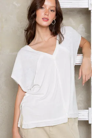 Sassy V Neck Tee Shirt