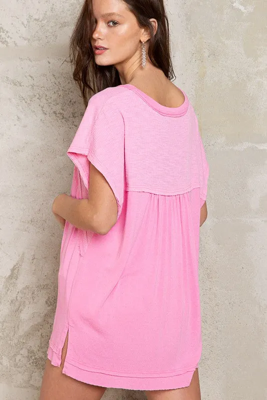 Sassy V Neck Tee Shirt