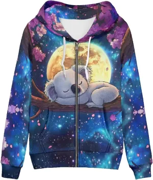 Showudesigns Zip Up Women's Hoodies & Sweatshirts XS-5XL