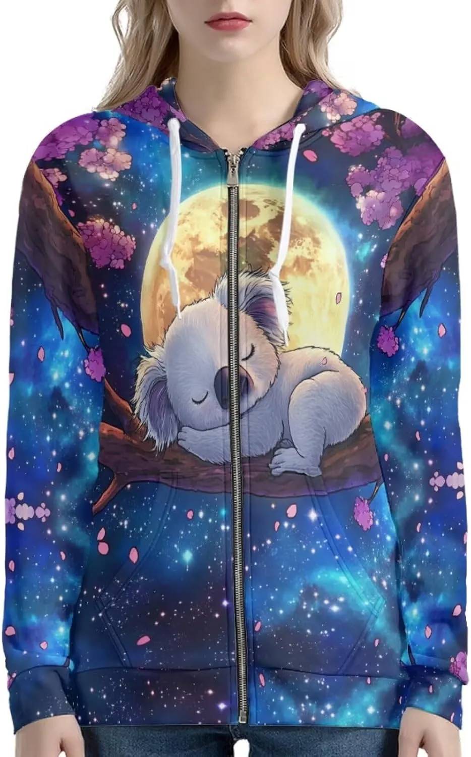 Showudesigns Zip Up Women's Hoodies & Sweatshirts XS-5XL