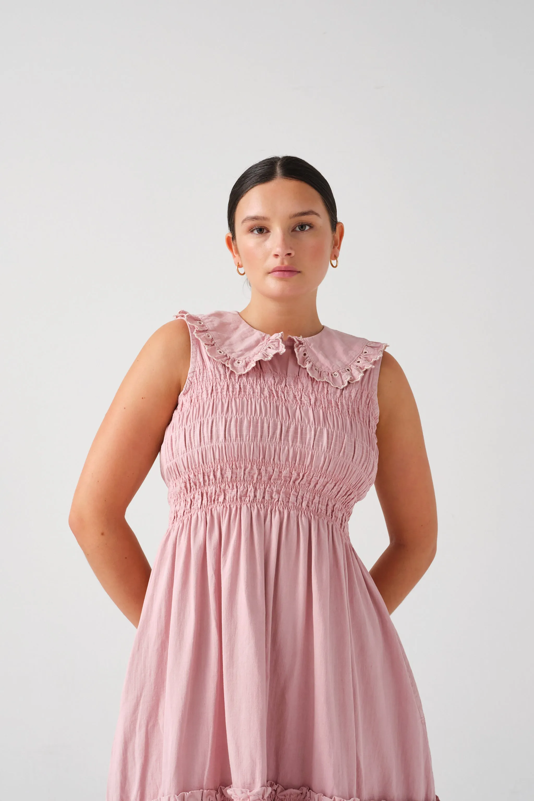 Sky Dress in Dusty Rose