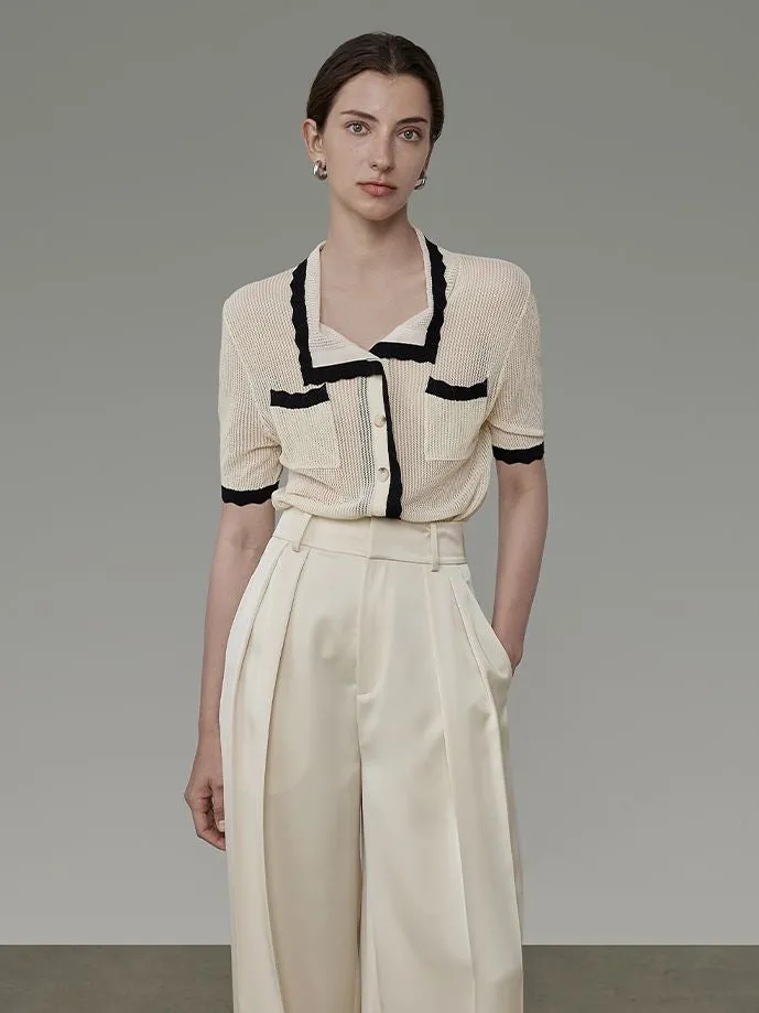Straight Wide-leg Classy Chic Pants