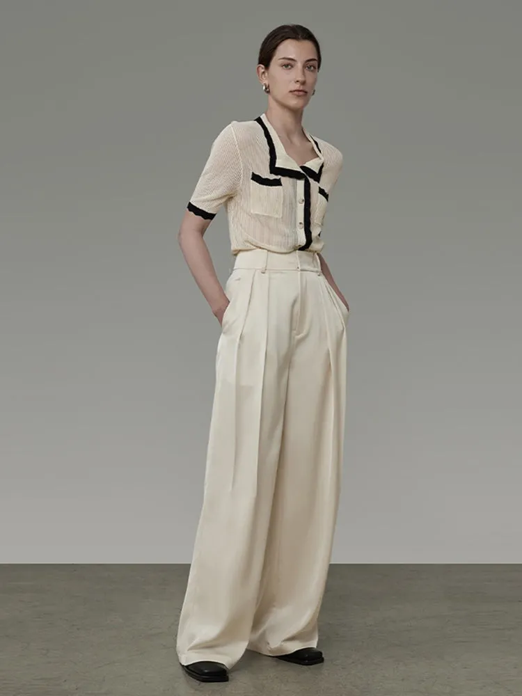 Straight Wide-leg Classy Chic Pants