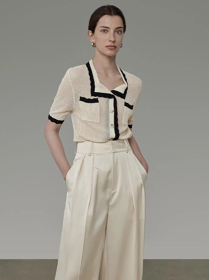 Straight Wide-leg Classy Chic Pants