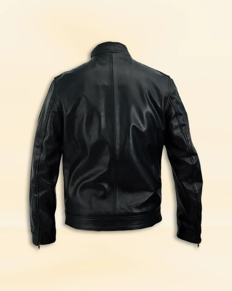 Stylish Black Leather Jacket Worn By Dean Ambrose | Dean Ambrose Stylish Black Leather Jacket