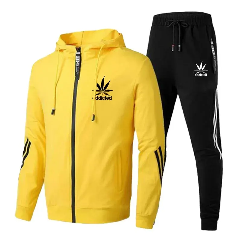 Stylish Men's Winter Tracksuit Set