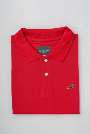 Supima Polo-Tango Red-Slim Fit