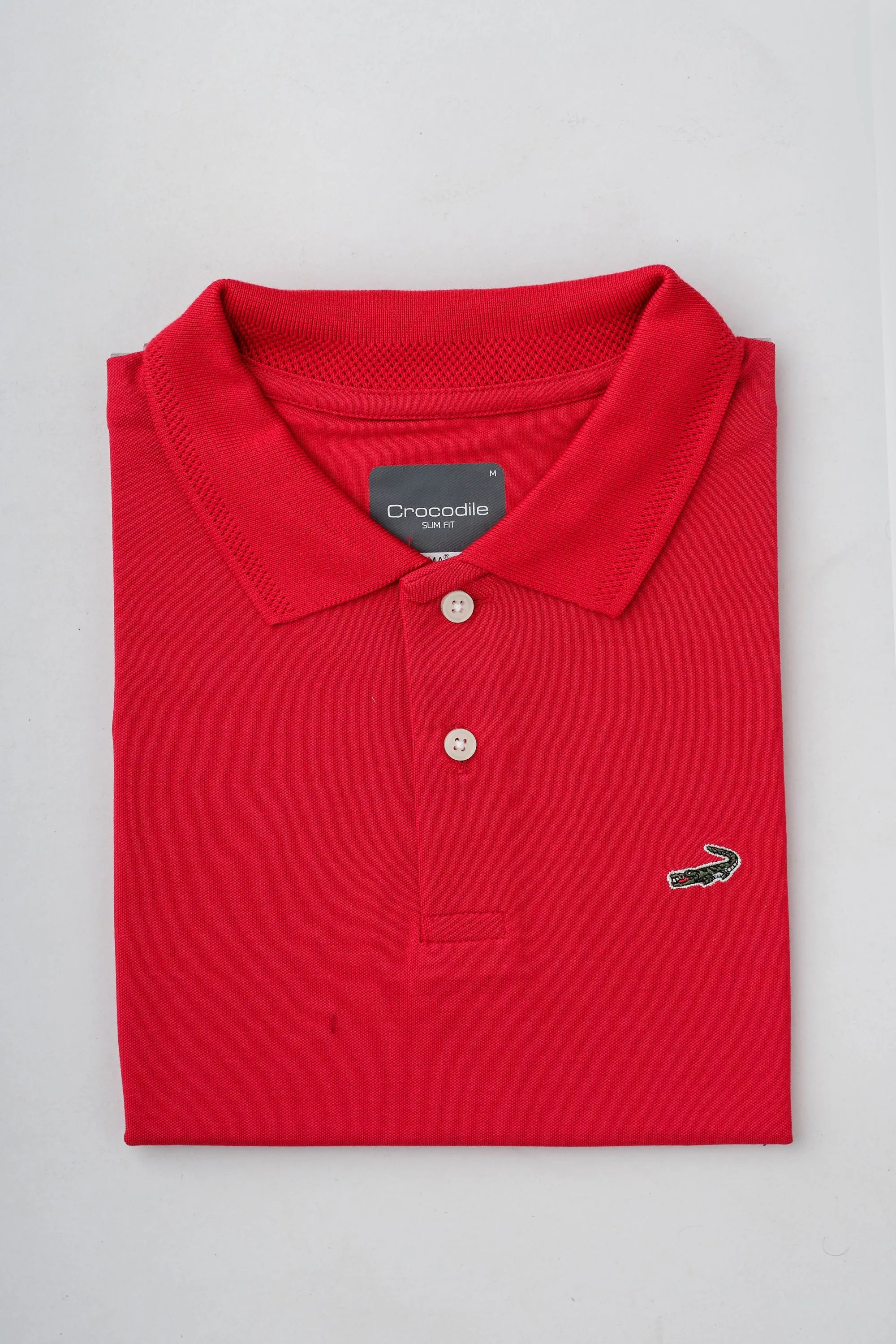 Supima Polo-Tango Red-Slim Fit