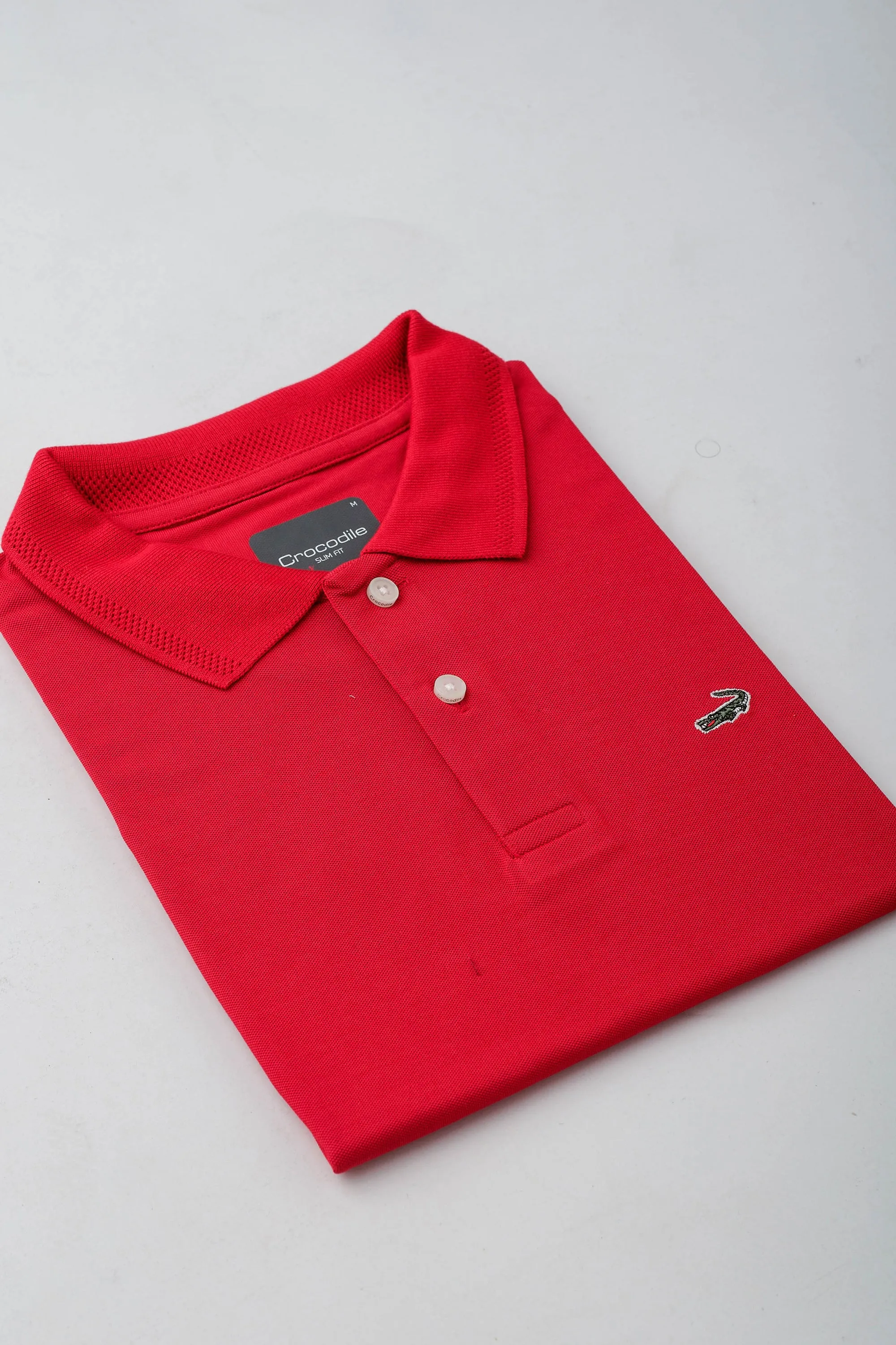 Supima Polo-Tango Red-Slim Fit