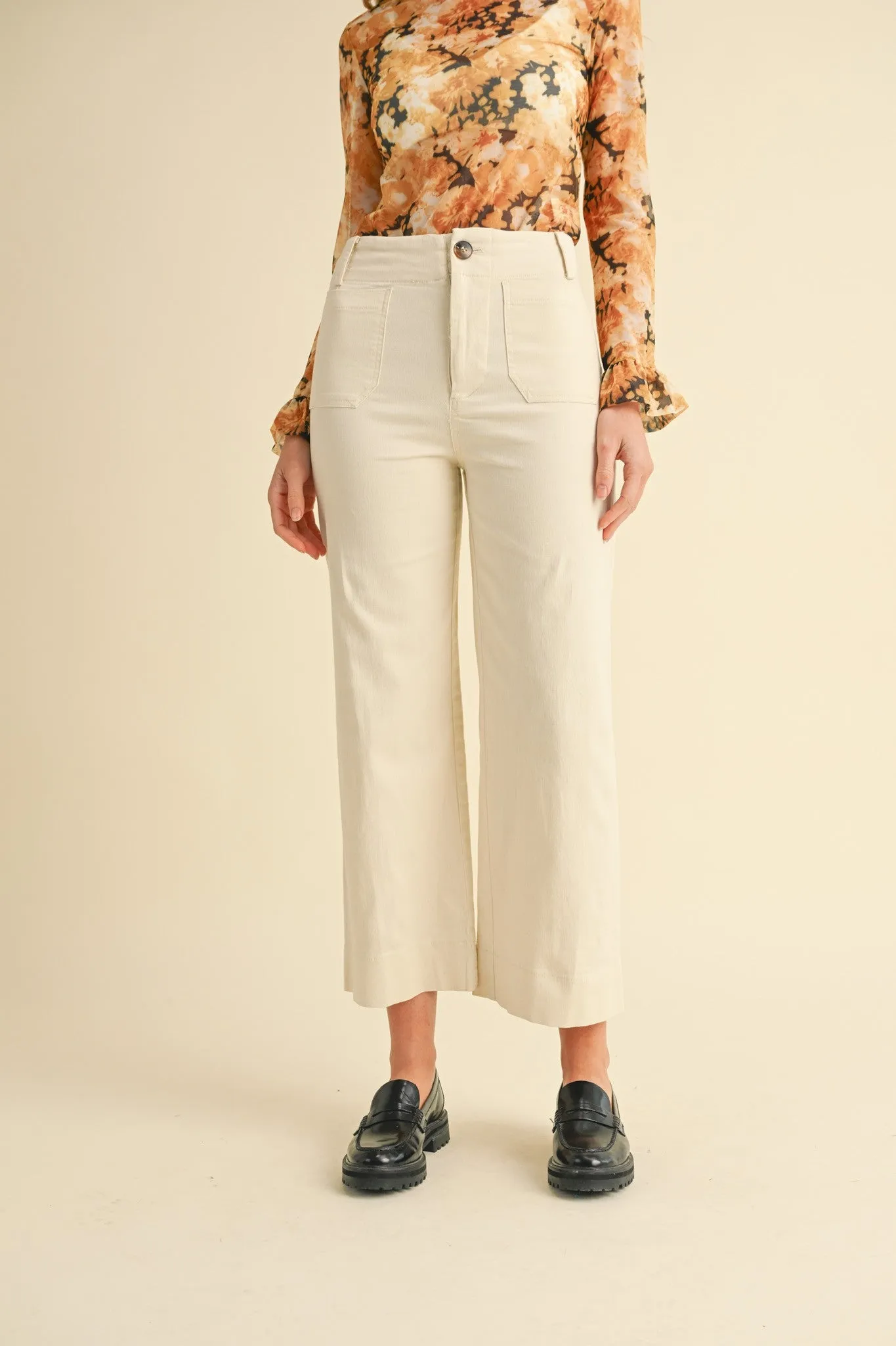 Tara Wide Leg Crop Pants