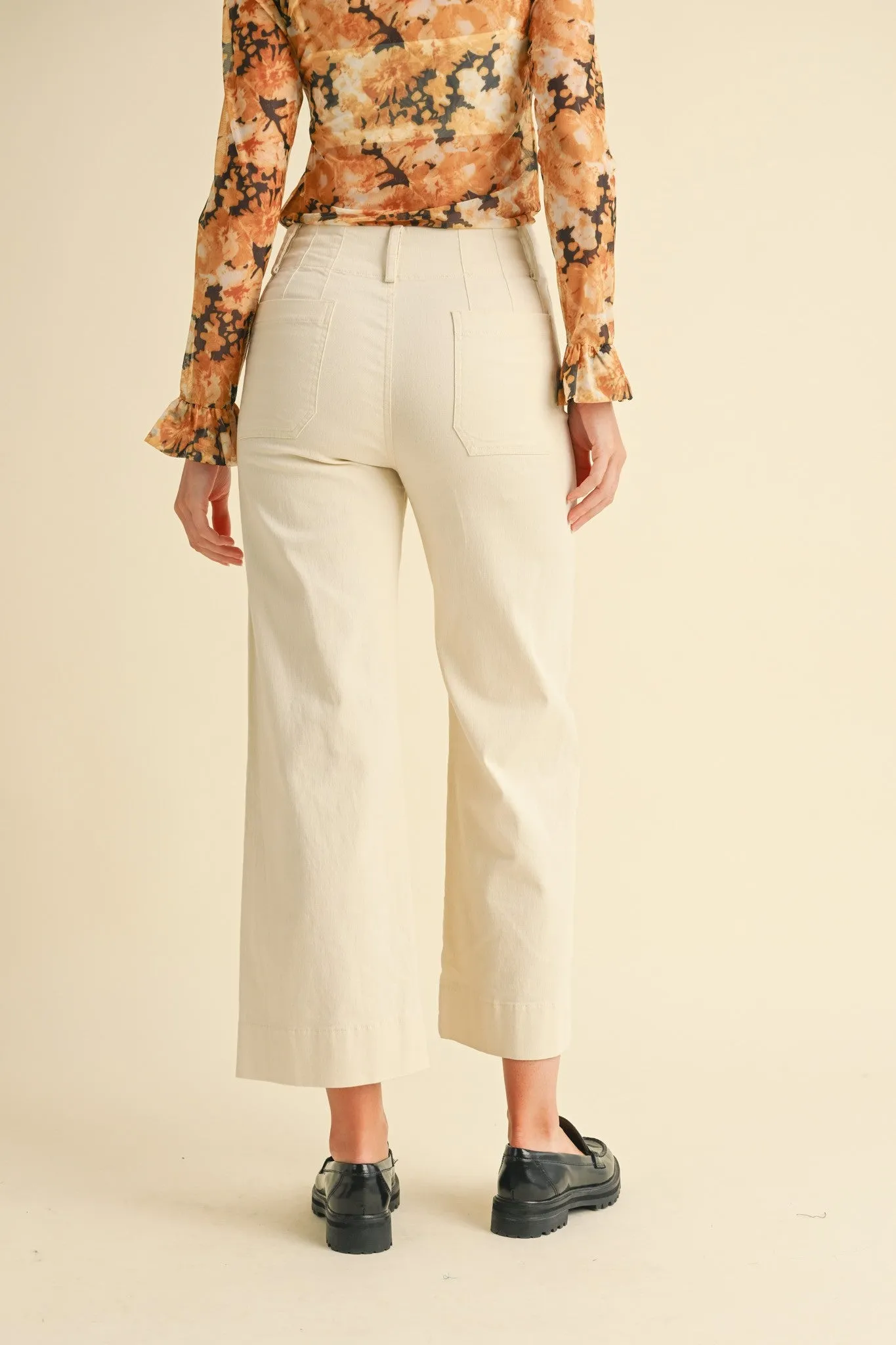 Tara Wide Leg Crop Pants