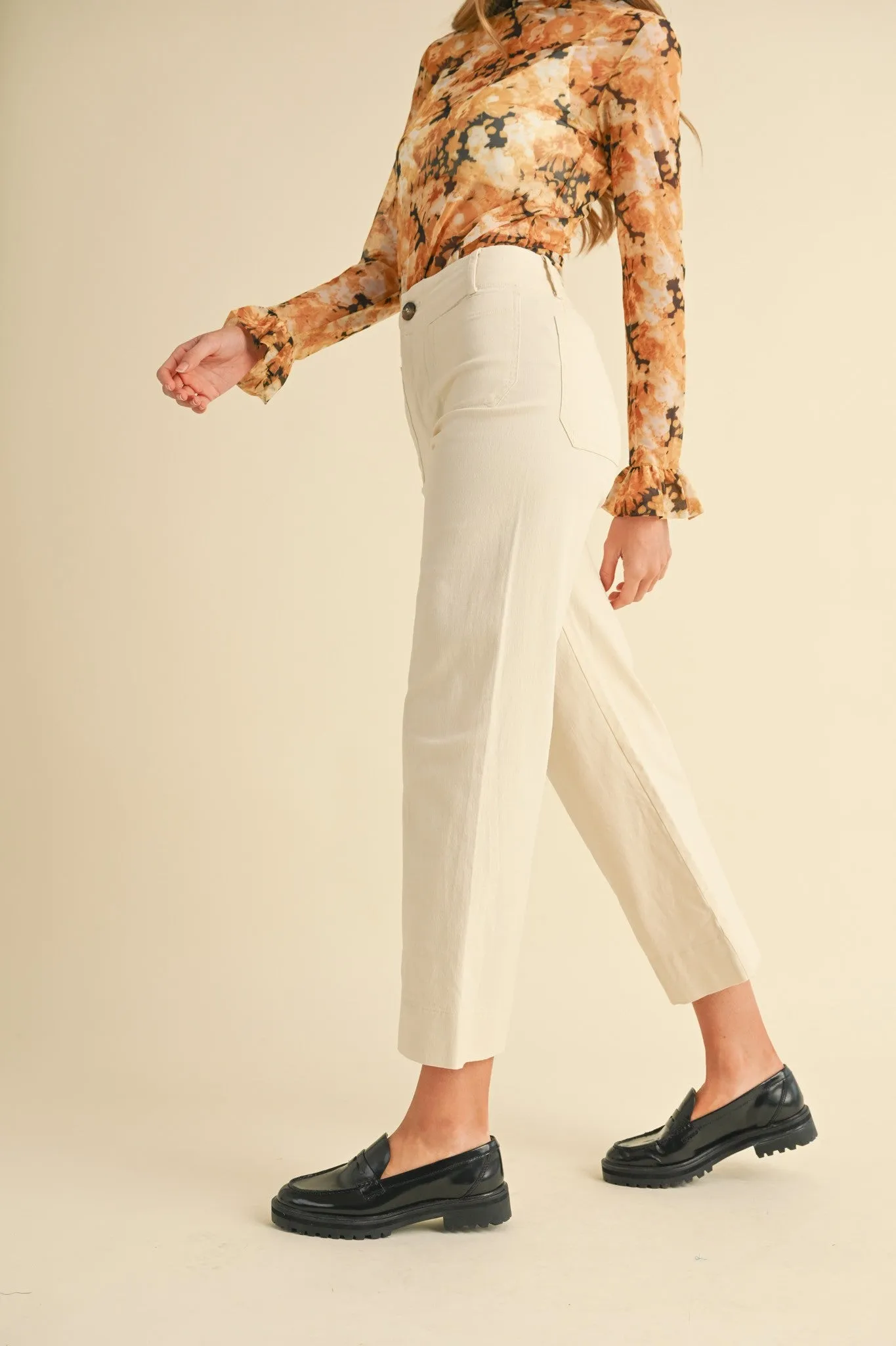 Tara Wide Leg Crop Pants