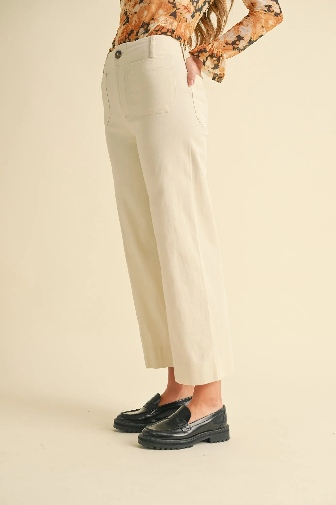 Tara Wide Leg Crop Pants