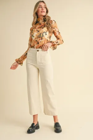 Tara Wide Leg Crop Pants