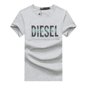 The Brave Organic Cotton Front Logo T shirt -Grey