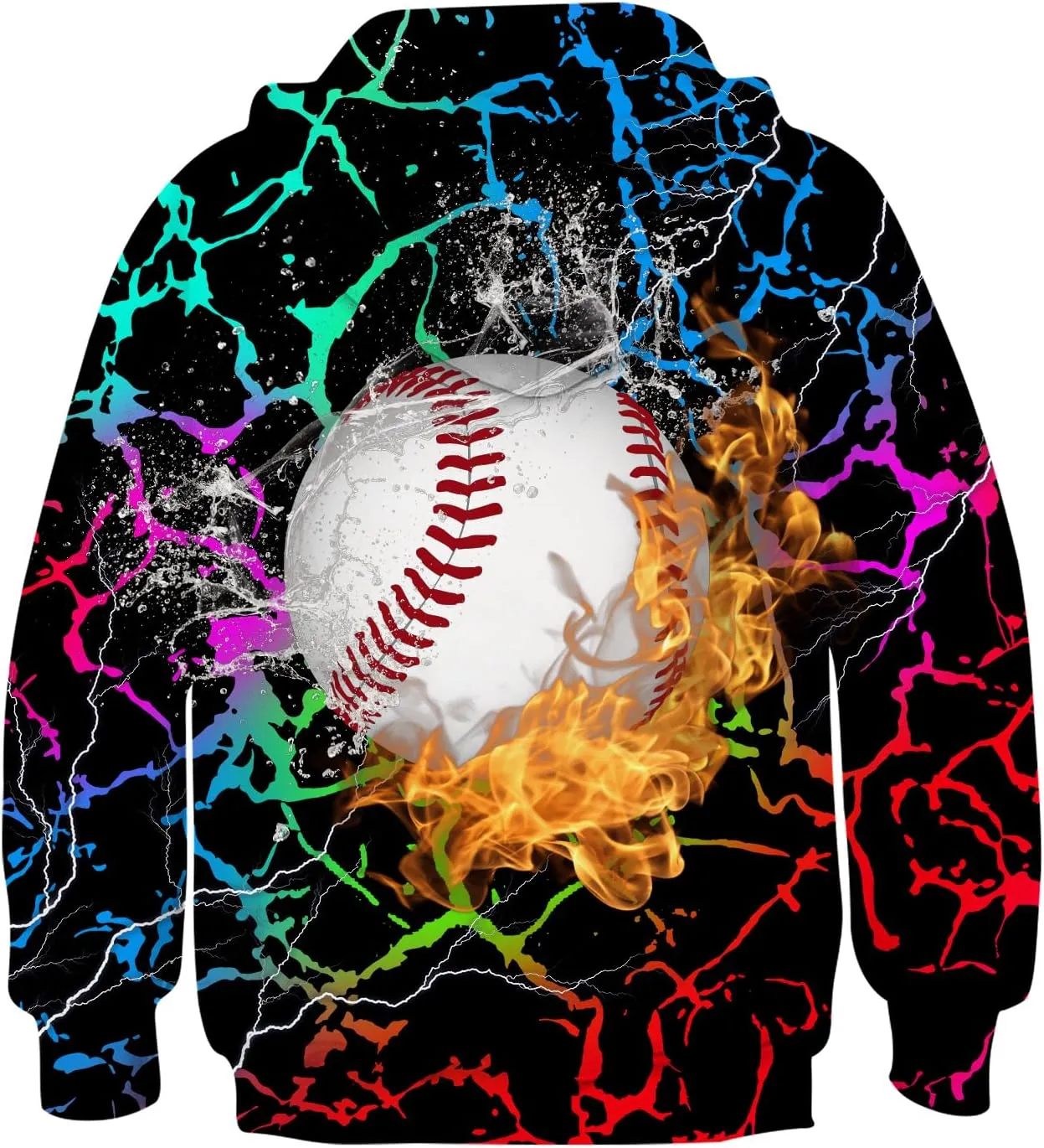 uideazone Boys Hoodies for Kids 3D Graphic Printed Hooded Sweatshirt Pullover Hoody with Pockets 6-16 Years
