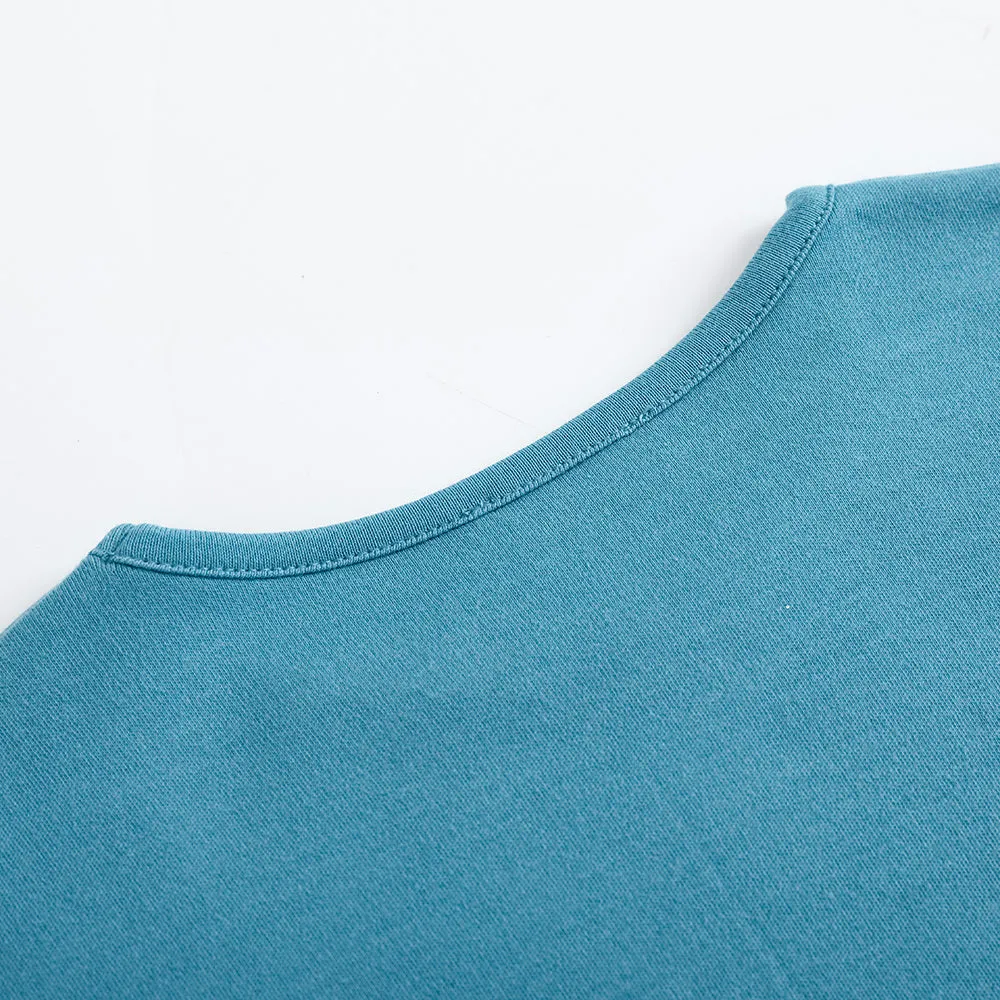 Vauva FW23 - Girls Cotton Long Sleeve Crewneck T-Shirt (Blue)