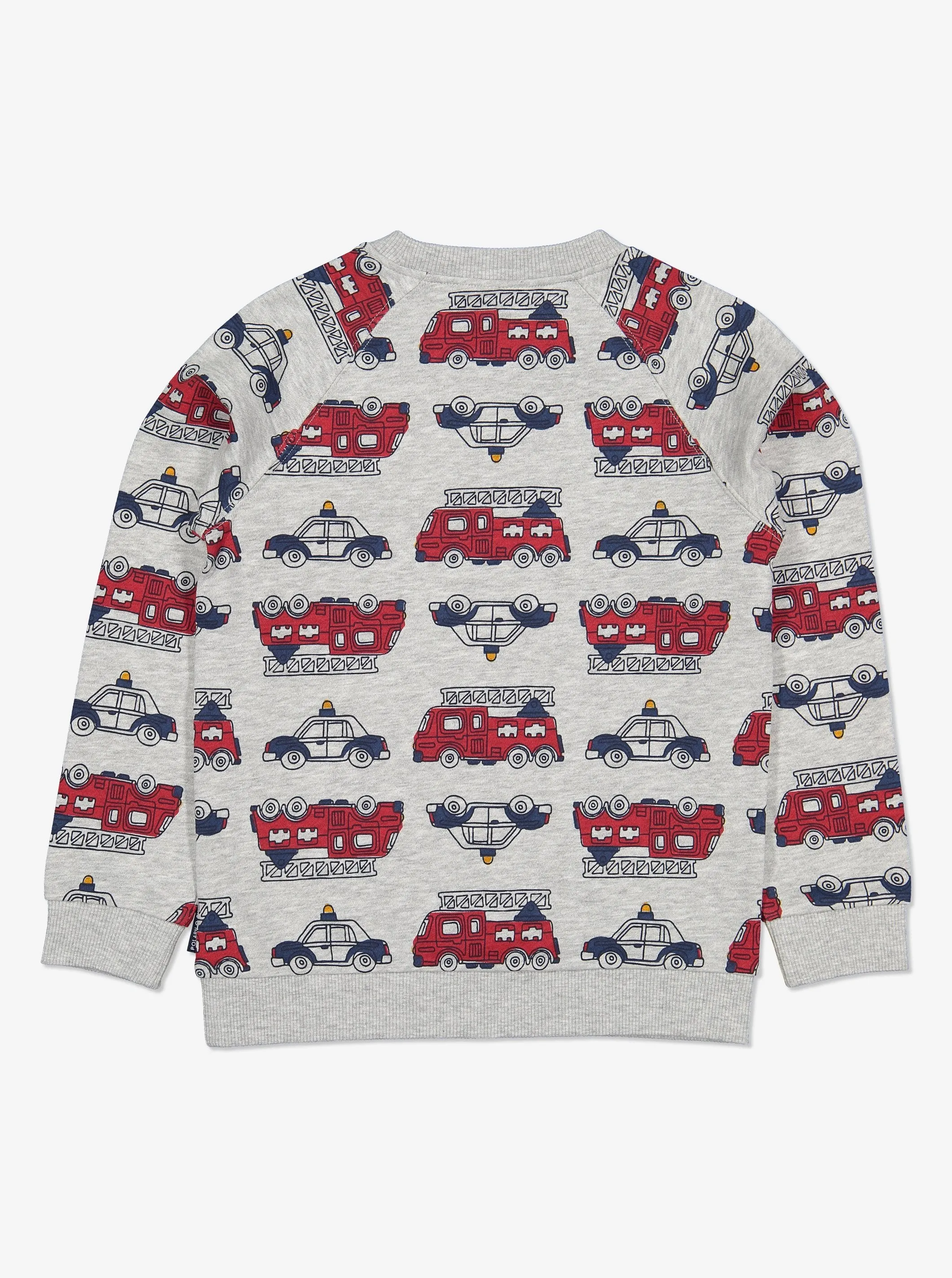 Vehicle Print Kids Sweatshirt
