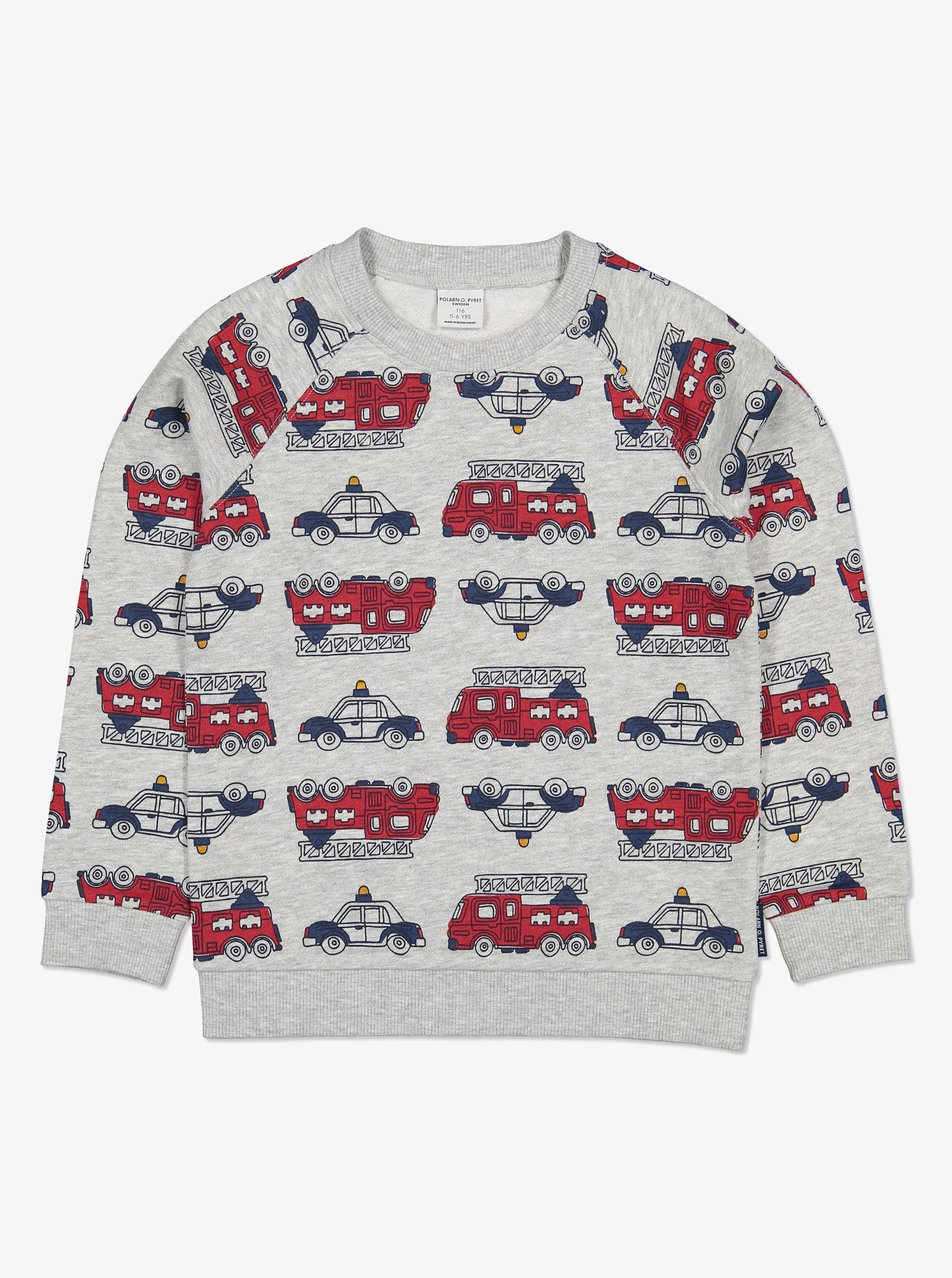Vehicle Print Kids Sweatshirt