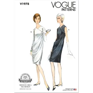 Vogue Pattern V1978 Misses' Dresses
