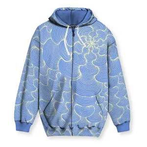 Water Men's Zip-Up Hoodie